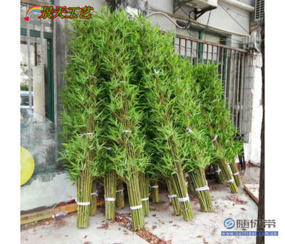 【景天工廠直銷人造仿真竹子、竹葉工程裝飾園林景觀大竹細竹仿真盆景竹】東莞市企石景天工藝品廠 - 產品庫